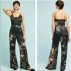 Anthropologie long black jumpsuit NWT